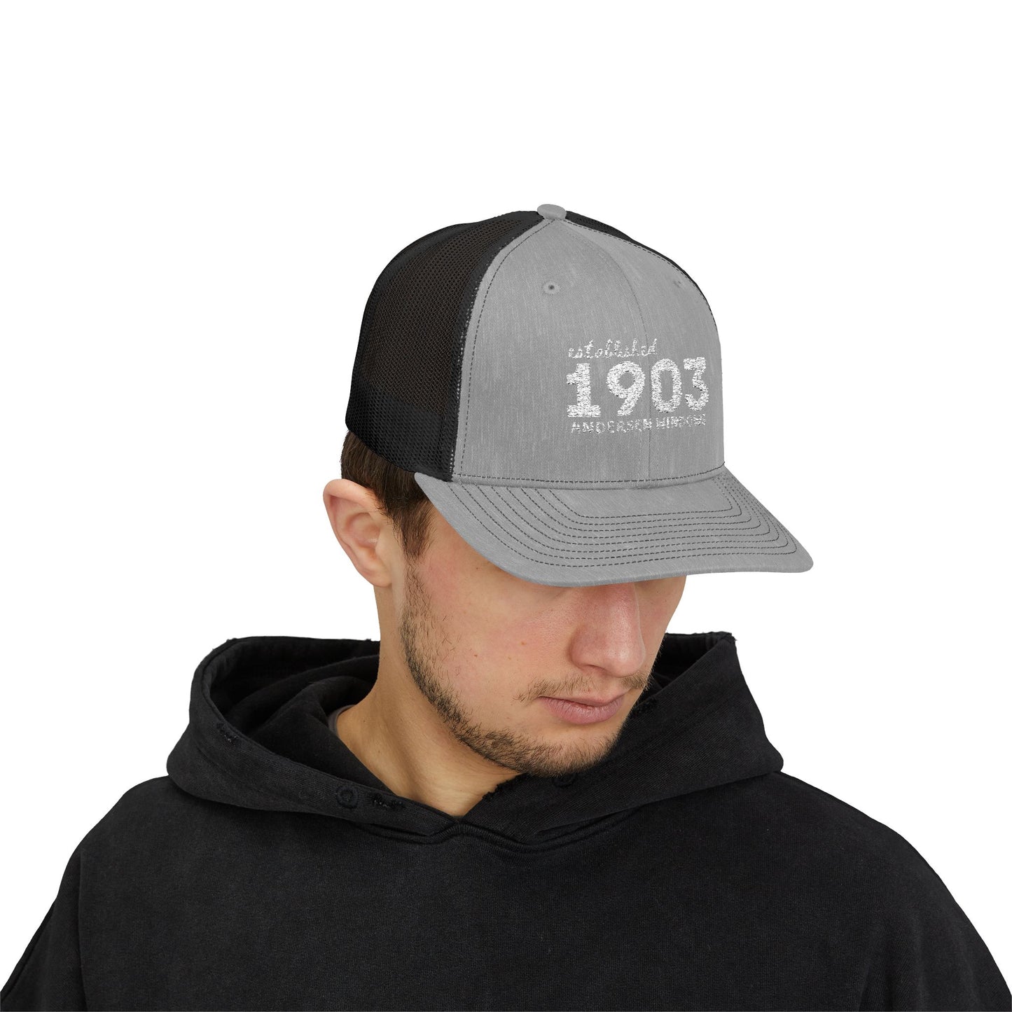 RBA 1903 Trucker Hat - White Letters