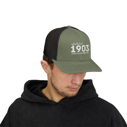 RBA 1903 Trucker Hat - White Letters