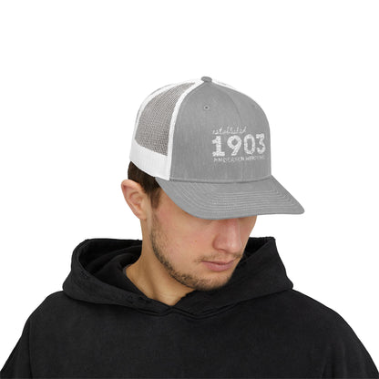 RBA 1903 Trucker Hat - White Letters