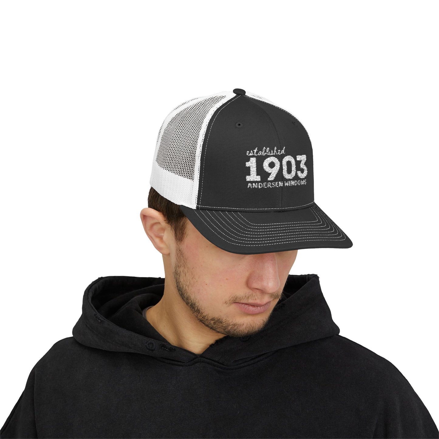 RBA 1903 Trucker Hat - White Letters